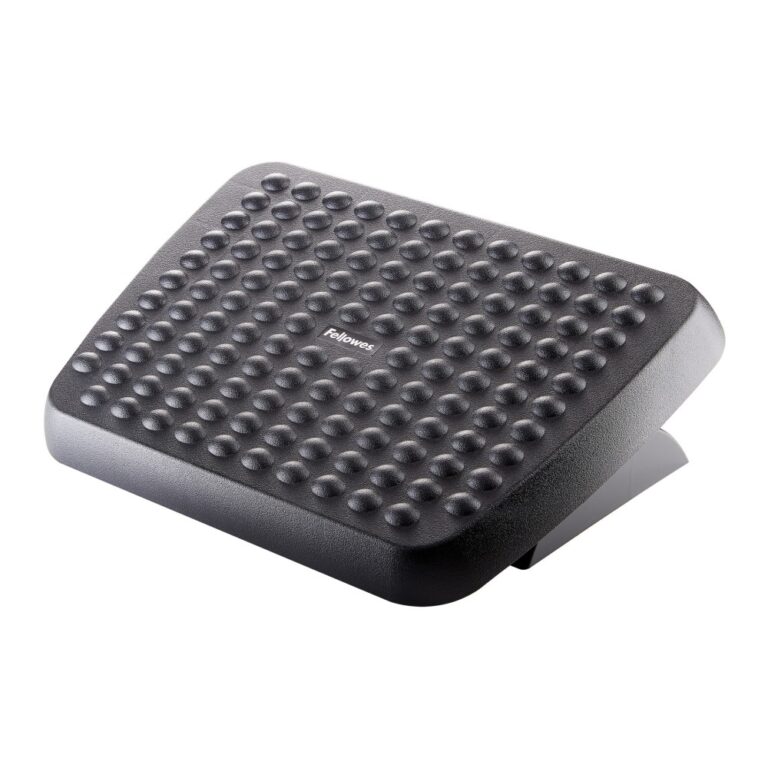 Fellowes Standard Ergonomic Foot Rest with Textured Surface - Black