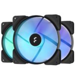 Fractal Design Aspect 14 RGB PWM 14cm PC Case Fan 3-Pack - Black