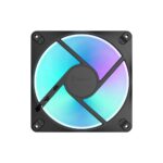 Fractal Design Dynamic 3 14 RGB Fan, 140mm, 1800RPM, 30.8dB, 4-pin PWM, Black (3-Pack)