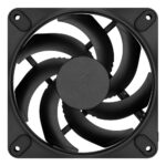 Fractal Design Momentum 12 Computer Case Fan, 12cm, 350-2200 RPM, PWM, Fluid Dynamic Bearing, Black