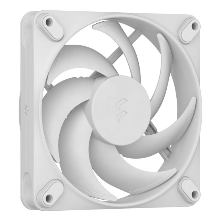 Fractal Design Momentum 12 Fan 12cm, 350-2200 RPM, 67.34 CFM, Fluid Dynamic Bearing, White