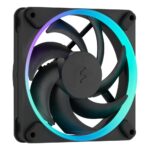Fractal Design Momentum 12 RGB 120mm PWM Fan 3-Pack - Multi-Colour LED, Black