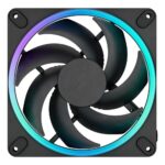 Fractal Design Momentum 14 Multi-Colour RGB Case Fan 14cm 3-Pack 350-1800RPM 28dB 74.39CFM FDB Black