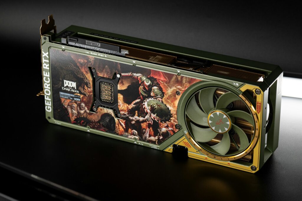 GeForce RTX partner graphics card with custom cooler design