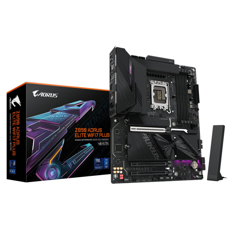 Gigabyte Z890 AORUS ELITE WIFI7 PLUS ATX Motherboard, LGA1851, DDR5