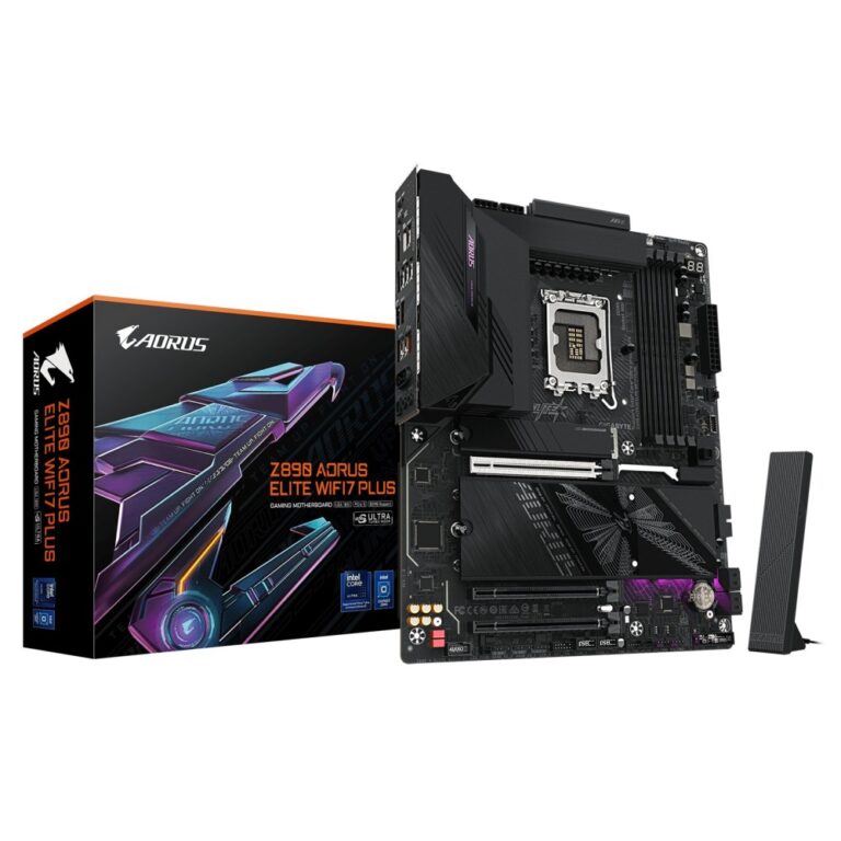 Gigabyte Z890 AORUS ELITE WIFI7 PLUS ATX Motherboard, LGA1851, DDR5