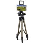 Hama 00004619 Tripod for Smartphone/Tablet, 3-Leg, 36.5-106cm, Aluminium, Champagne