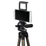 Hama 00004619 Tripod for Smartphone/Tablet, 3-Leg, 36.5-106cm, Aluminium, Champagne