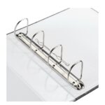 Hama 00007546 4 D-Ring Binder with 7cm Spine, Black/Grey