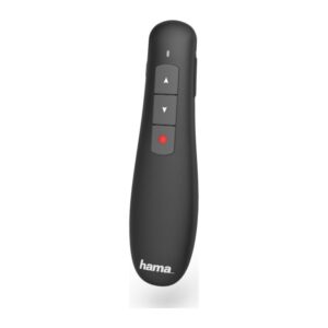 Hama 00139915 Wireless Presenter RF 2.4GHz USB Red Laser Pointer Black