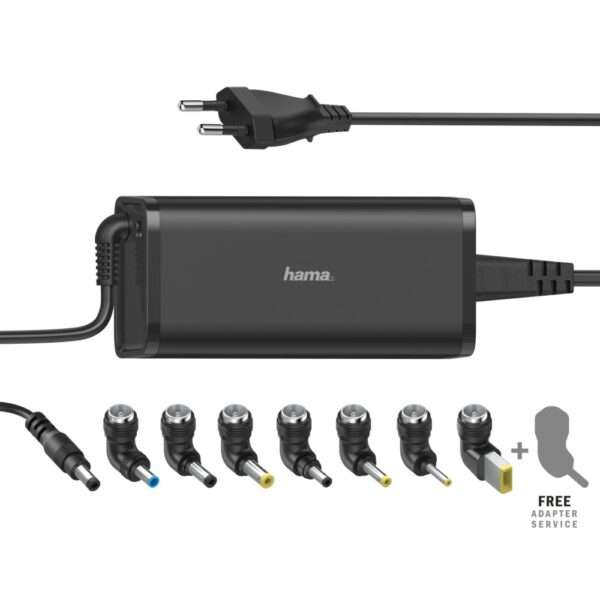Hama 00200003 Laptop Charger 90W AC Power Adapter for Acer Asus Dell HP Lenovo Samsung Toshiba Black