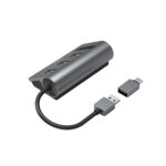 Hama 00200140 USB 3.2 Gen 1 Docking Station & Card Reader, Anthracite/Black