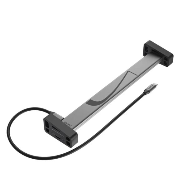 Hama 00200149 Docking Station, USB-C, 2x HDMI, DisplayPort, Ethernet, 100W PD, Black/Grey