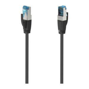 Hama 00200682 5m Cat6a S/FTP RJ-45 to RJ-45 Ethernet Cable 10 Gigabit 500 MHz Black