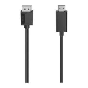 Hama 00200712 DisplayPort to HDMI Video Cable Adapter 1.5m Black