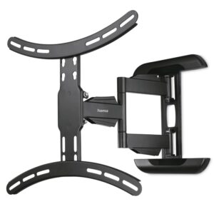 Hama 00220834 Wall Mount for 32" to 65" TVs, 35kg Max Weight, 180° Swivel, Black