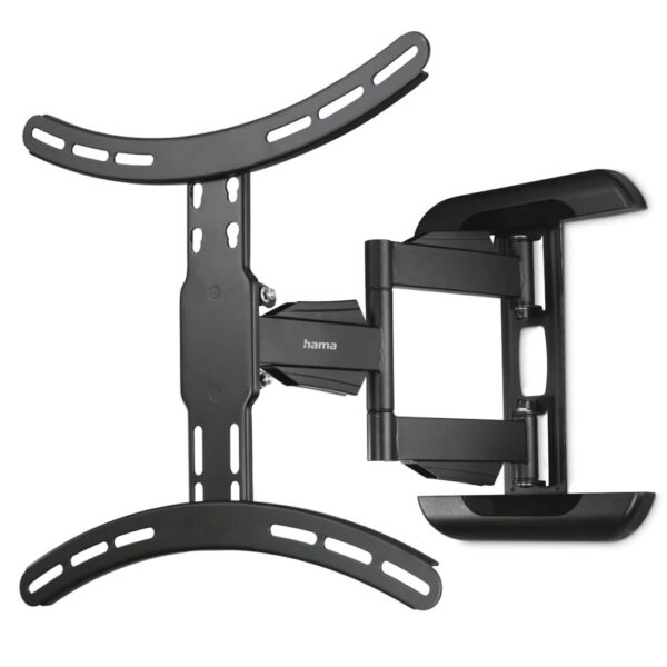 Hama 00220834 Wall Mount for 32" to 65" TVs, 35kg Max Weight, 180° Swivel, Black