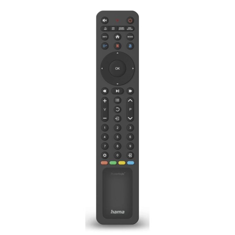 Hama 00221057 Universal IR Wireless Remote Control for AV Receiver, DVD/Blu-ray, TV - Black