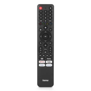 Hama 00221067 Hisense TV Replacement Remote Control with Learning Function - Black