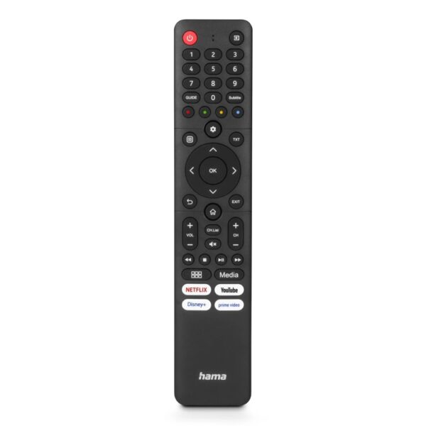 Hama 00221067 Hisense TV Replacement Remote Control with Learning Function - Black