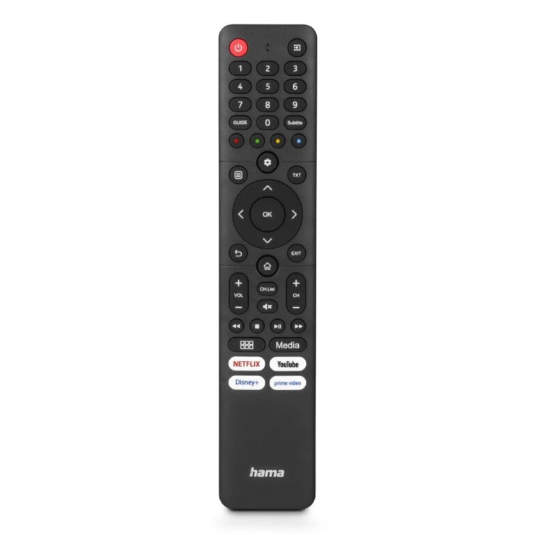 Hama 00221067 Hisense TV Replacement Remote Control with Learning Function - Black