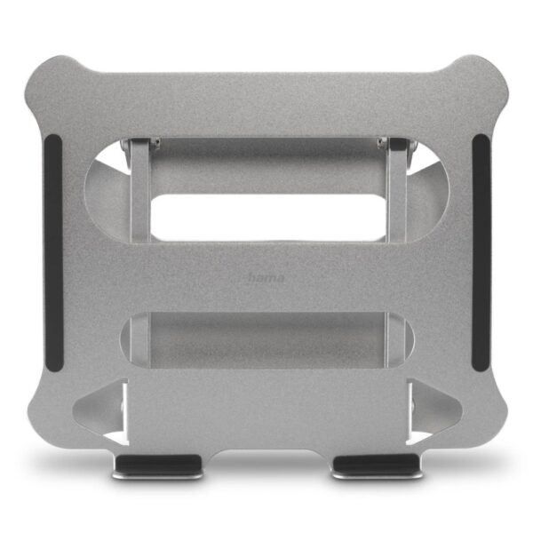 Hama Aluminium Laptop Stand for 10" to 15.6" Notebooks, Silver, Height and Tilt Adjustable