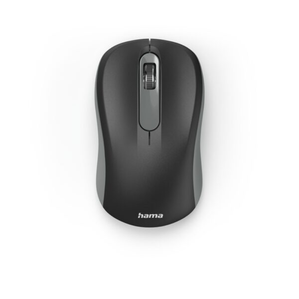 Hama AMW-200 RF Wireless Optical Mouse, 1600 DPI, Ambidextrous, Anthracite/Black