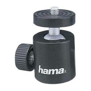 Hama Ball and Socket Head Tripod, 30mm, 1/4" Camera Screw, Black