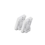 Hama Baros Digital Indoor Thermometer & Hygrometer, White, Set of 2