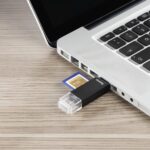 Hama Basic USB 2.0 OTG Card Reader for SD/MicroSD Cards - Black