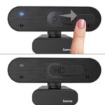 Hama C-600 Pro Webcam - Full HD 1080p, 2MP, 30fps, Autofocus, Built-in Microphone, Black