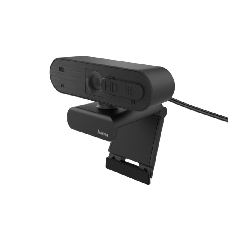 Hama C-600 Pro Webcam - Full HD 1080p, 2MP, 30fps, Autofocus, Built-in Microphone, Black