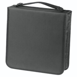 Hama black CD DVD Blu-ray wallet 208