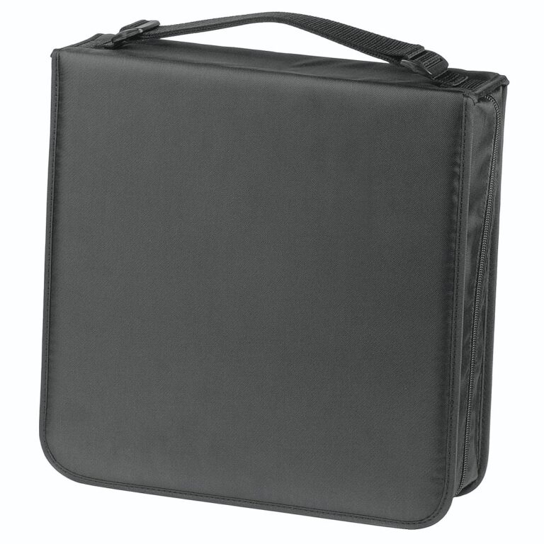 Hama black CD DVD Blu-ray wallet 208