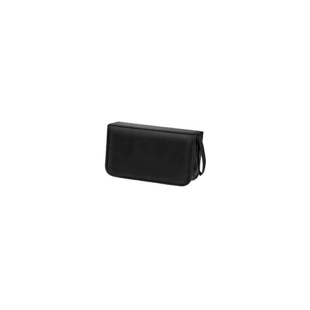 Hama CD Wallet Nylon with Carrying Strap, Antistatic Sleeves, 120 Disc Capacity, Black Hama CD Wallet Nylon with Carrying Strap, Antistatic Sleeves, 120 Disc Capacity, Black