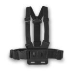 Hama Chest Strap for Action Cameras & Mobile Phones, Adjustable Mount, Ultra-light, Black