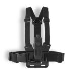 Hama Chest Strap for Action Cameras & Mobile Phones, Adjustable Mount, Ultra-light, Black