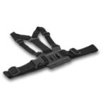 Hama Chest Strap for Action Cameras & Mobile Phones, Adjustable Mount, Ultra-light, Black