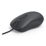 Hama CM-200 Optical Wired Mouse, Ambidextrous, 1600 DPI, 4 Buttons, Silent Click, Black