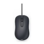 Hama CM-200 Optical Wired Mouse, Ambidextrous, 1600 DPI, 4 Buttons, Silent Click, Black