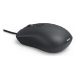 Hama CM-200 Optical Wired Mouse, Ambidextrous, 1600 DPI, 4 Buttons, Silent Click, Black