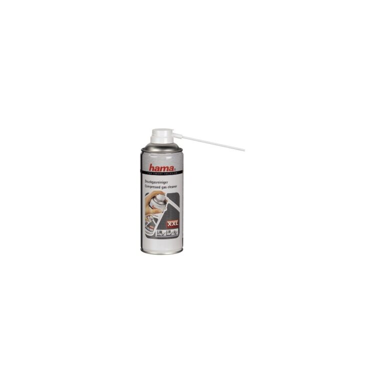 Hama Compressed Gas Cleaner 400ml - for Office & Home Use - Grey