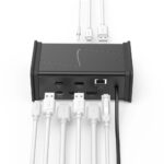 Hama Connect2Office Black USB-C Hub, 9-Port, 2x HDMI 4K 30Hz, 2x USB-C, 3x USB-A, LAN, 0.5m Cable