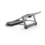 Hama Connect2Office Laptop Stand with 12-Port USB 3.2 Gen 2 Type-C Hub, Dual 4K HDMI, Gigabit Ethernet - Anthracite