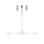 Hama DAB/DAB+/FM Radio Antenna - Coax, F Connectors, 1.75m Cord, White