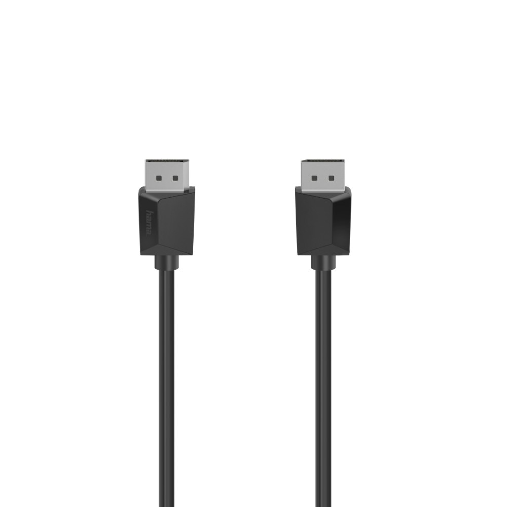 Hama DisplayPort 1.2 Cable 5m Male to Male 4K 4096x2160 Black Magnetically Shielded Hama DisplayPort 1.2 Cable 5m Male to Male 4K 4096x2160 Black Magnetically Shielded