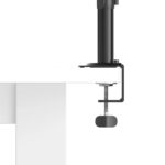 Hama Dual Monitor Mount, Height-Adjustable Swivel/Tilt, 13" - 35" Displays, 12kg Max, Black