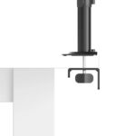 Hama Dual Monitor Mount, Height-Adjustable Swivel/Tilt, 13" - 35" Displays, 12kg Max, Black