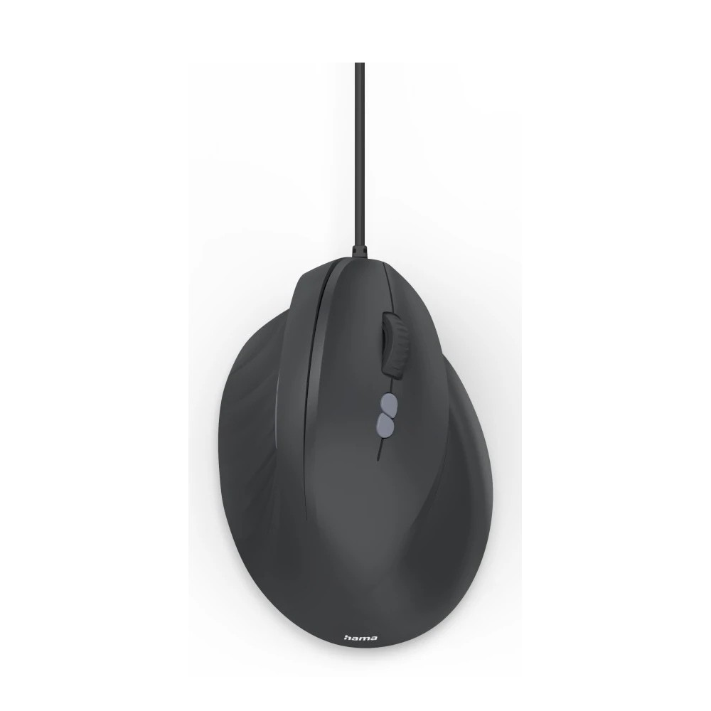 Hama ECM-500R Wired USB Vertical Ergonomic Optical Mouse 1800 DPI Black