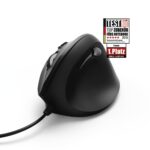 Hama EMC-500 Right-Hand Optical Mouse, 1800 DPI, 6 Buttons, USB Type-A, Black
